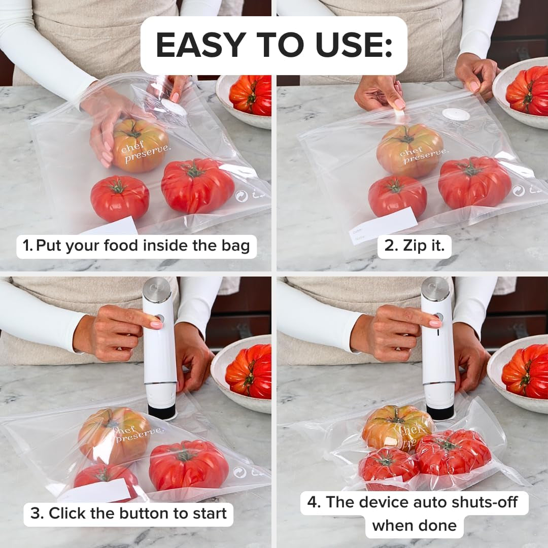 Vacuum Sealer (Vacuum Sealer + 30 Bags)