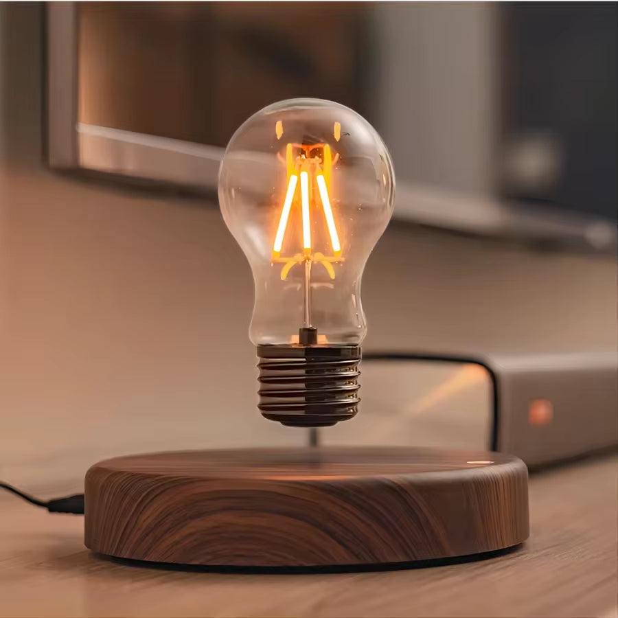 Magnetic Levitation Lamp Creativity Floating Glass LED Bulb Home Office Desk Decoration Birthday Gift Table Novelty Night Light