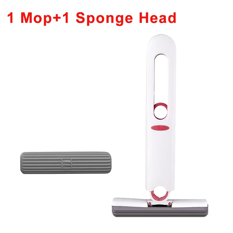 Portable Mini Cleaning Mop Powerful Squeeze Mop Folding Absorbent Mop Desktop Windows Car Glass Cleaning Home Cleaning Tools